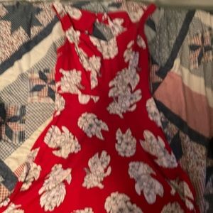 Lilo and stich, stich themed red dress